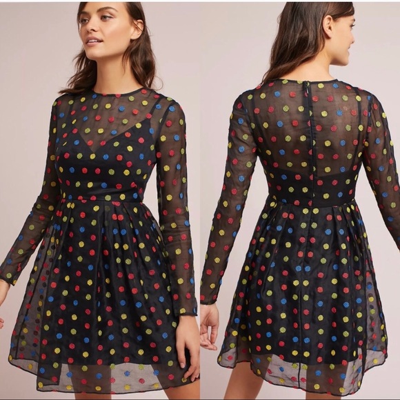 Anthropologie Dresses & Skirts - Anthropologie Monique Lhuillier PolkaDot Dress